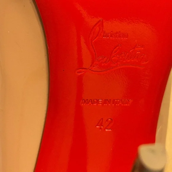 Nude Patent Leather Christian Louboutin So Kate Heels - Picture 6 of 10